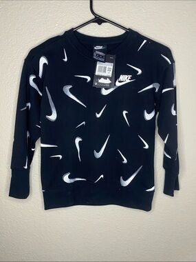 Girls Nike Sweatshirt Black